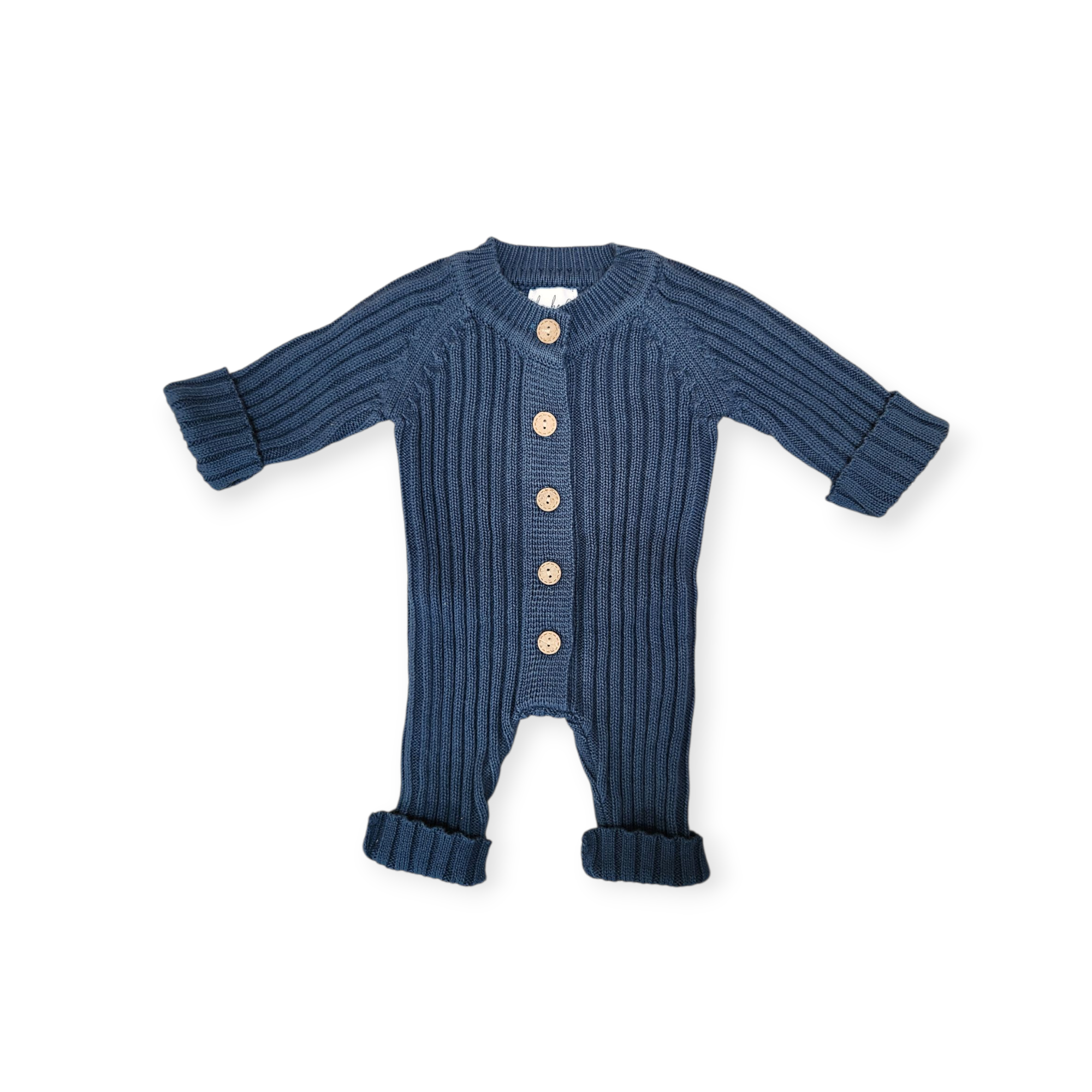 Knit Romper – Navy