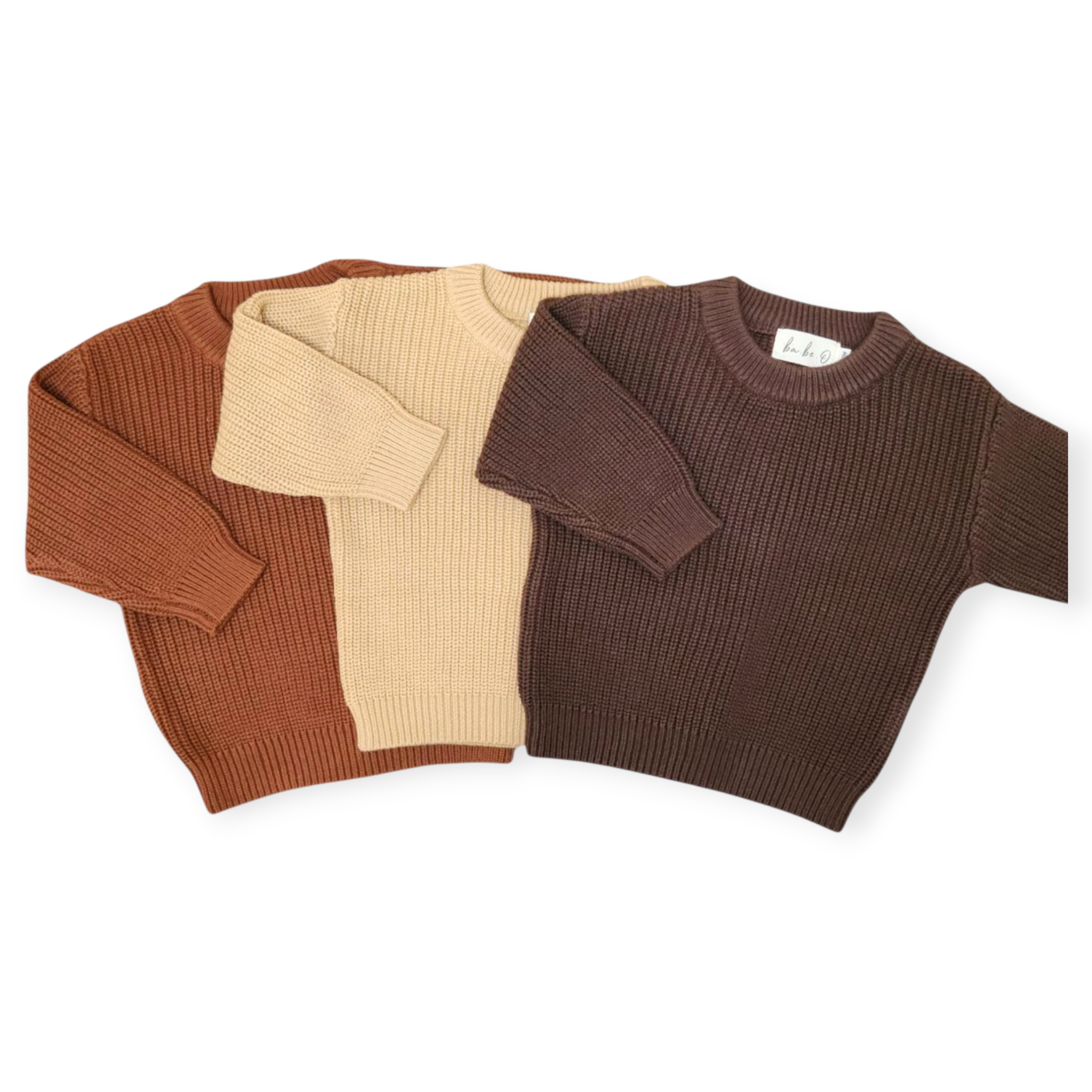 Knit Sweater – Caramel | ba.be.O Canada