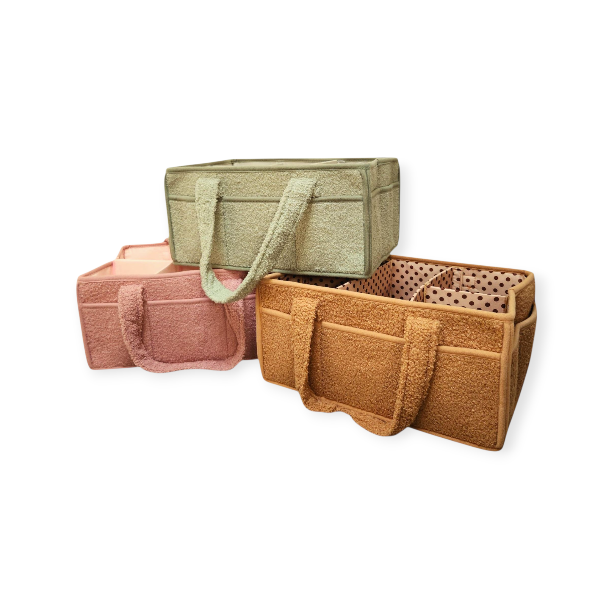 Teddy Diaper Caddy - Sage