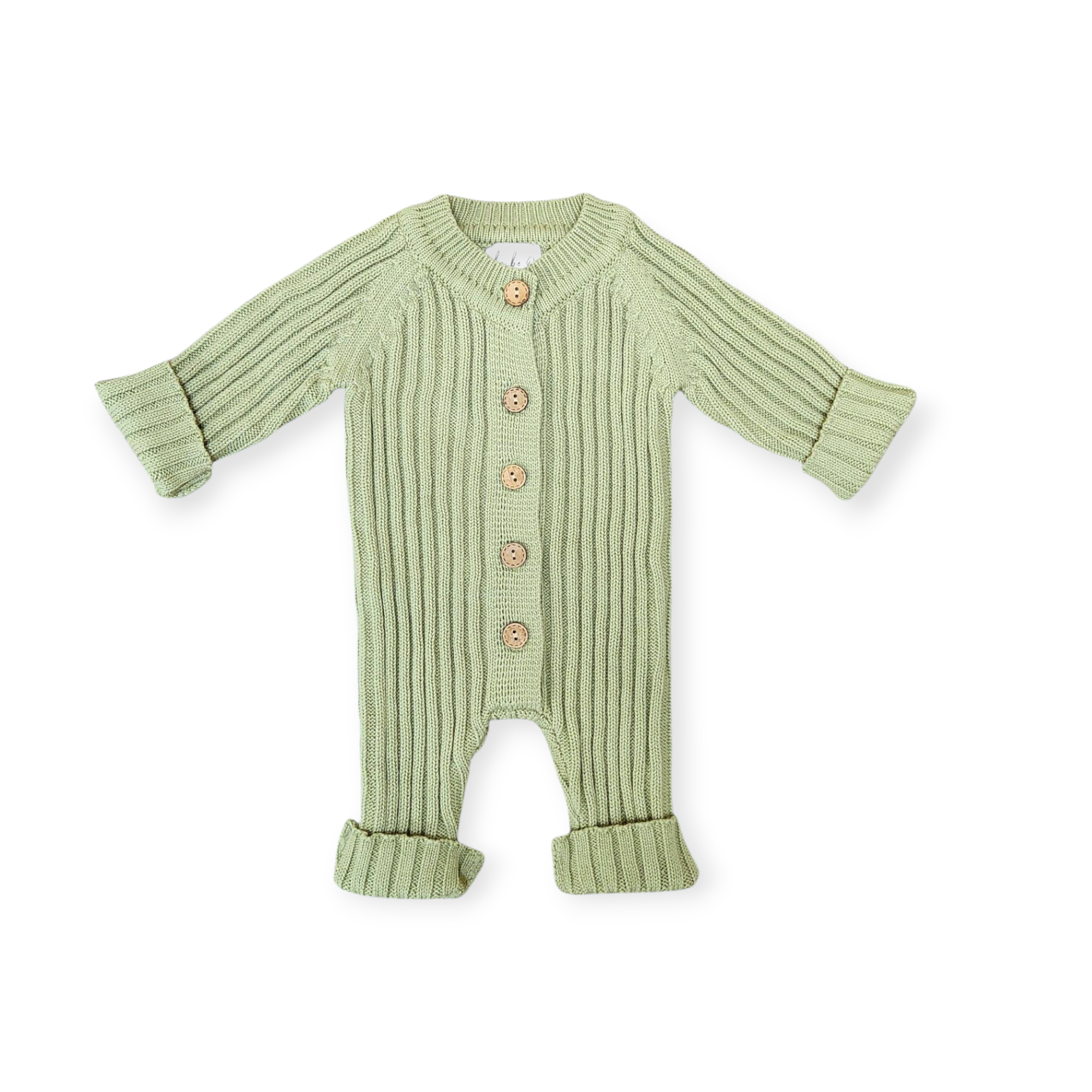 Knit Romper - Sage