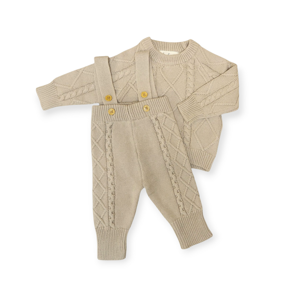 Suspender Set - Grey