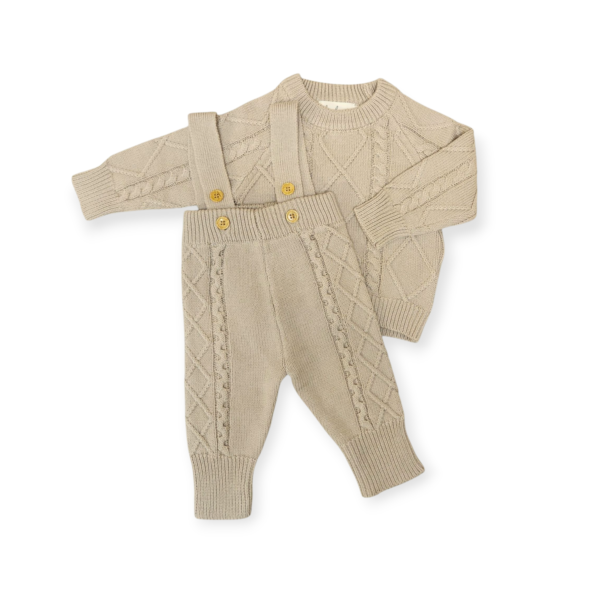 Suspender Set - Grey