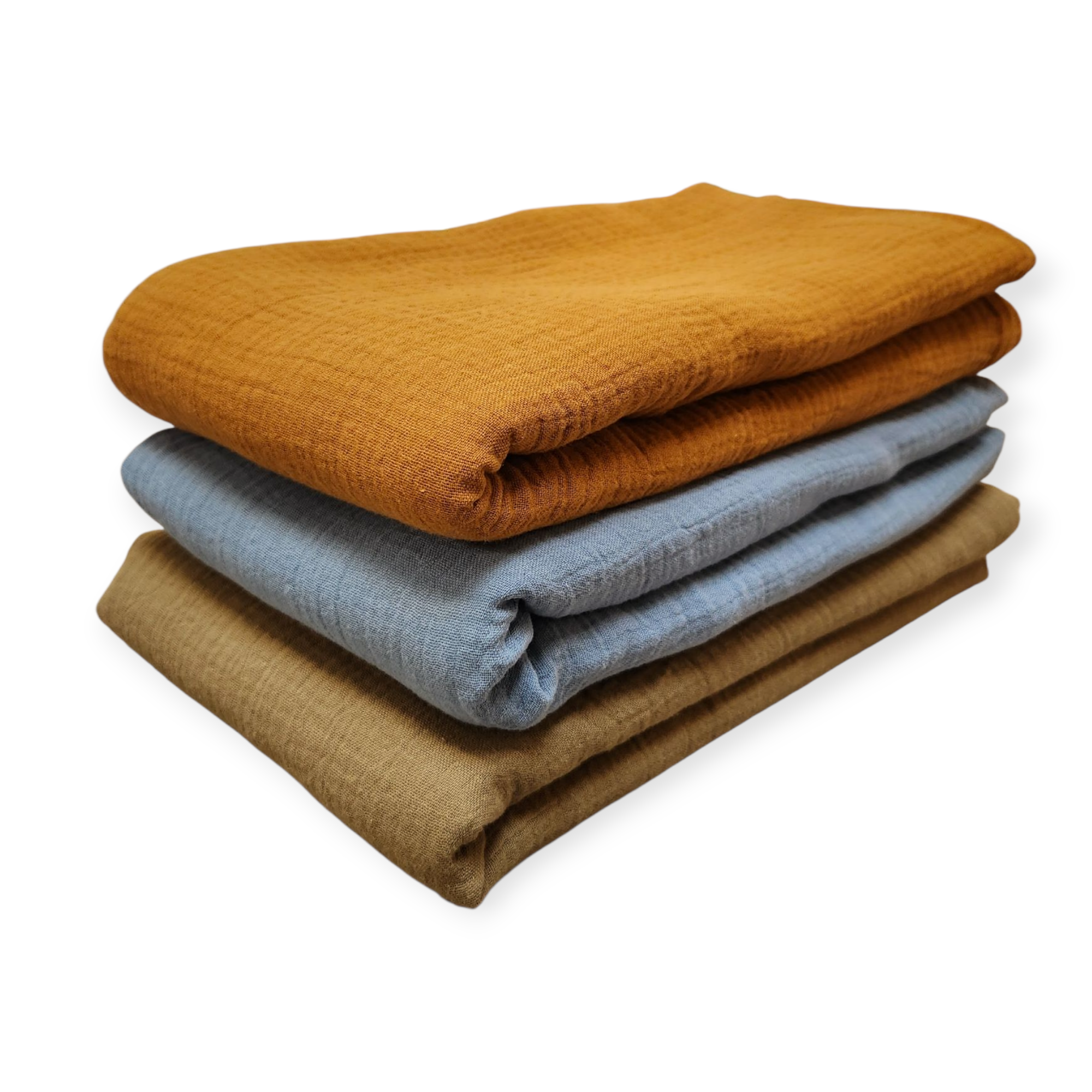 Organic Cotton Muslin Swaddle – Olive | ba.be.O Canada