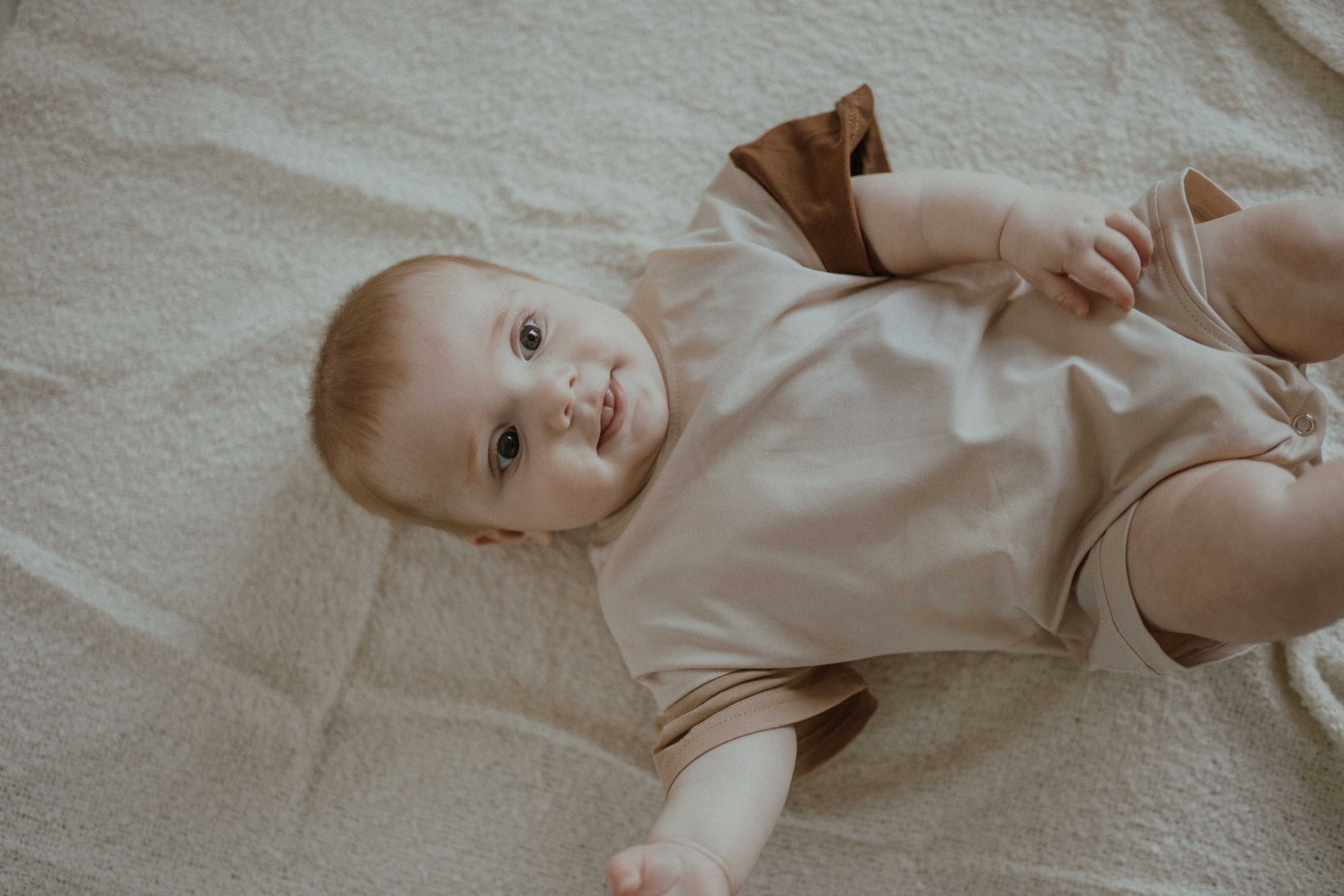 Tri-Colored Drop Shoulder - Brown