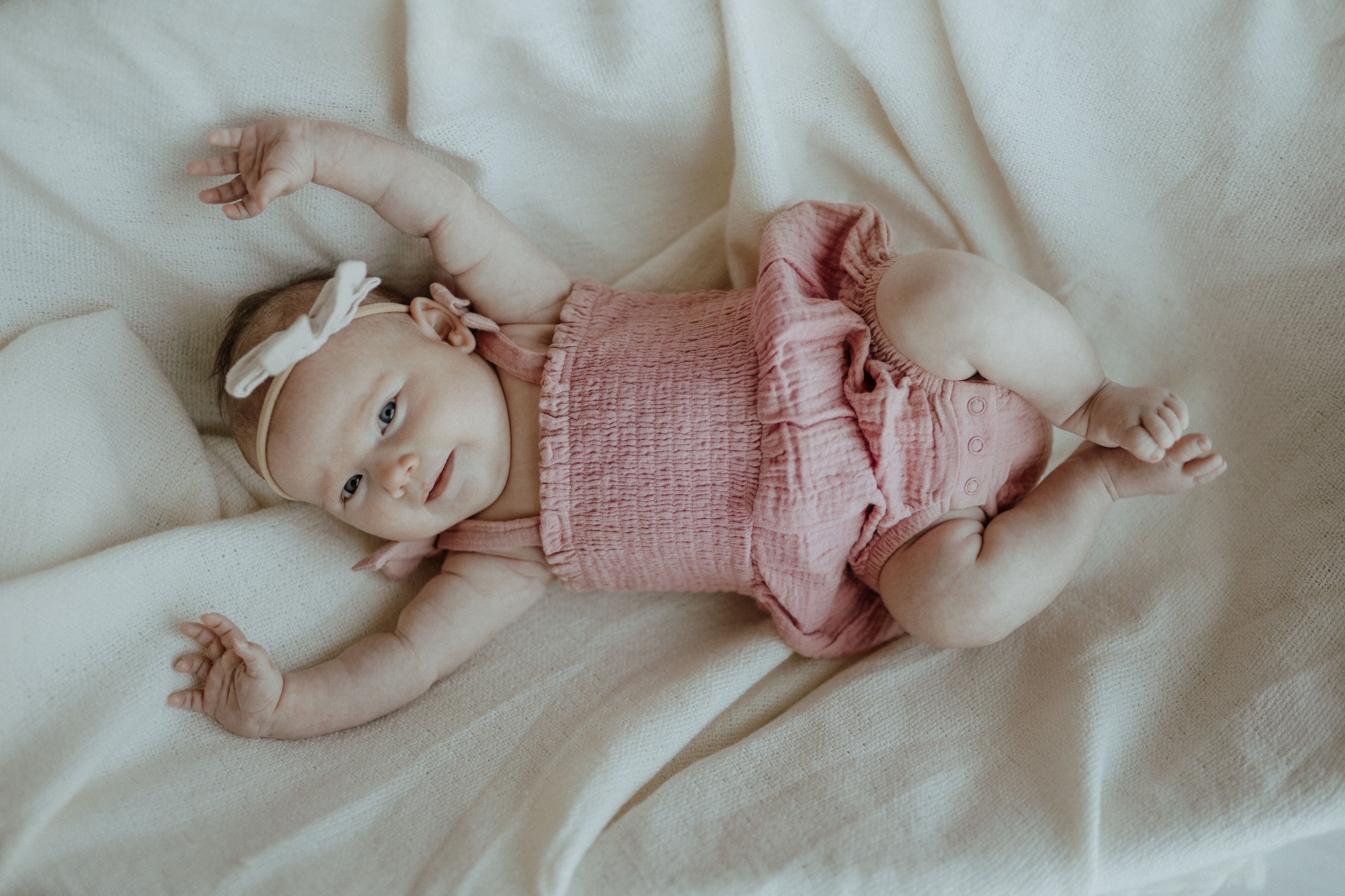 Muslin Romper - Rose