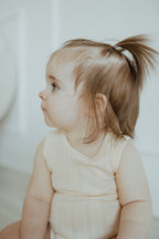Pointelle Romper - Buttercream Yellow