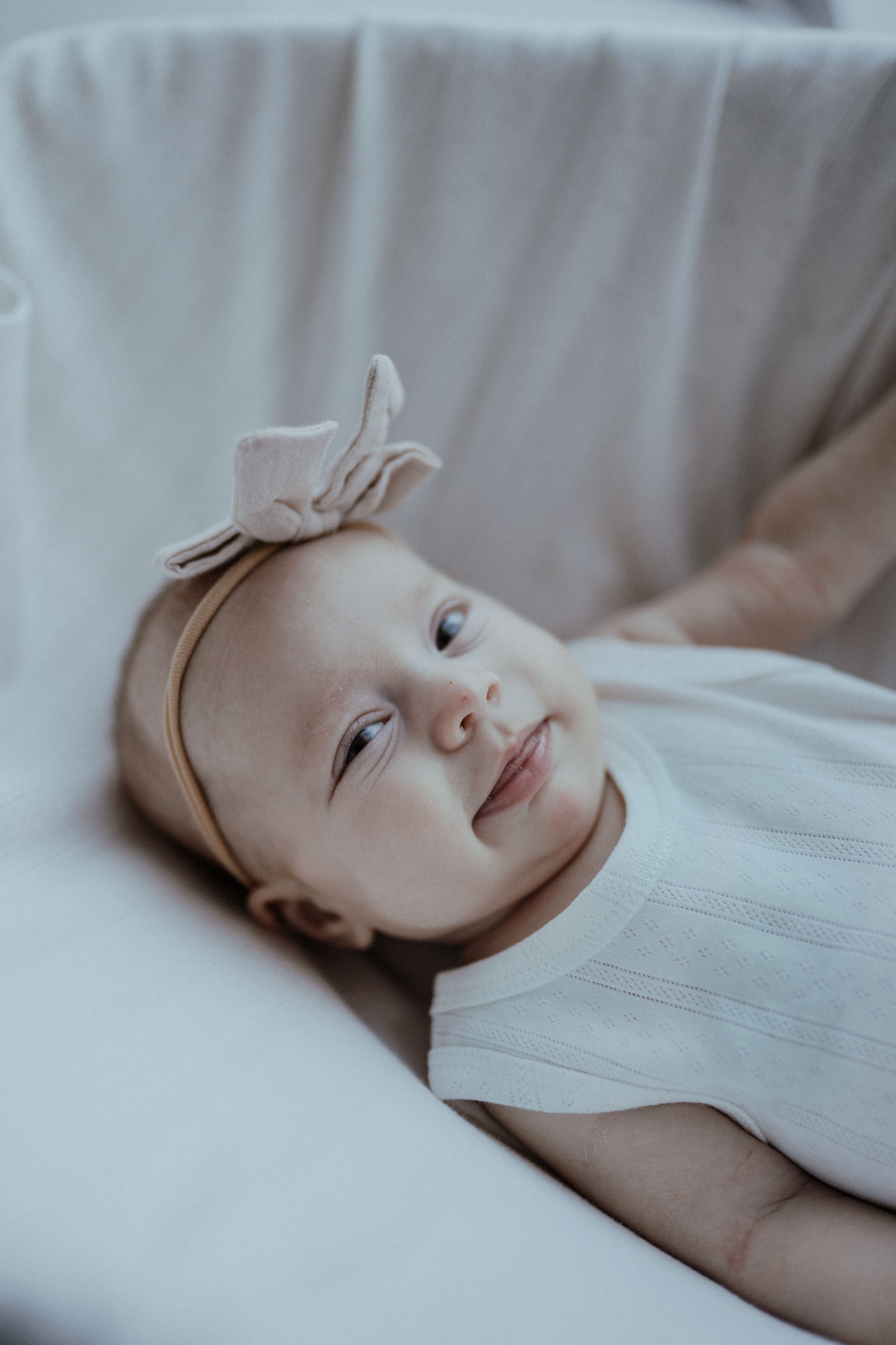 Pointelle Romper - Simply White