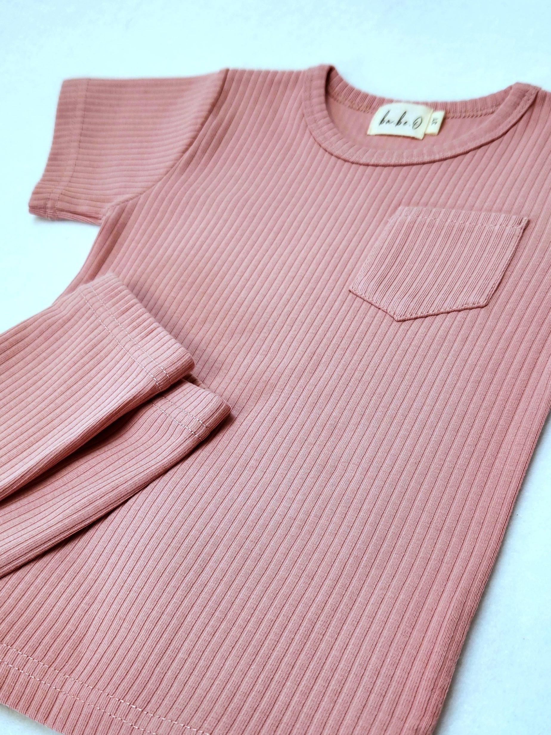 Biker Short Set - Rose