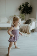 Muslin Romper - Lilac
