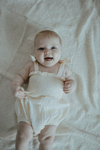 Muslin Romper - Buttercream