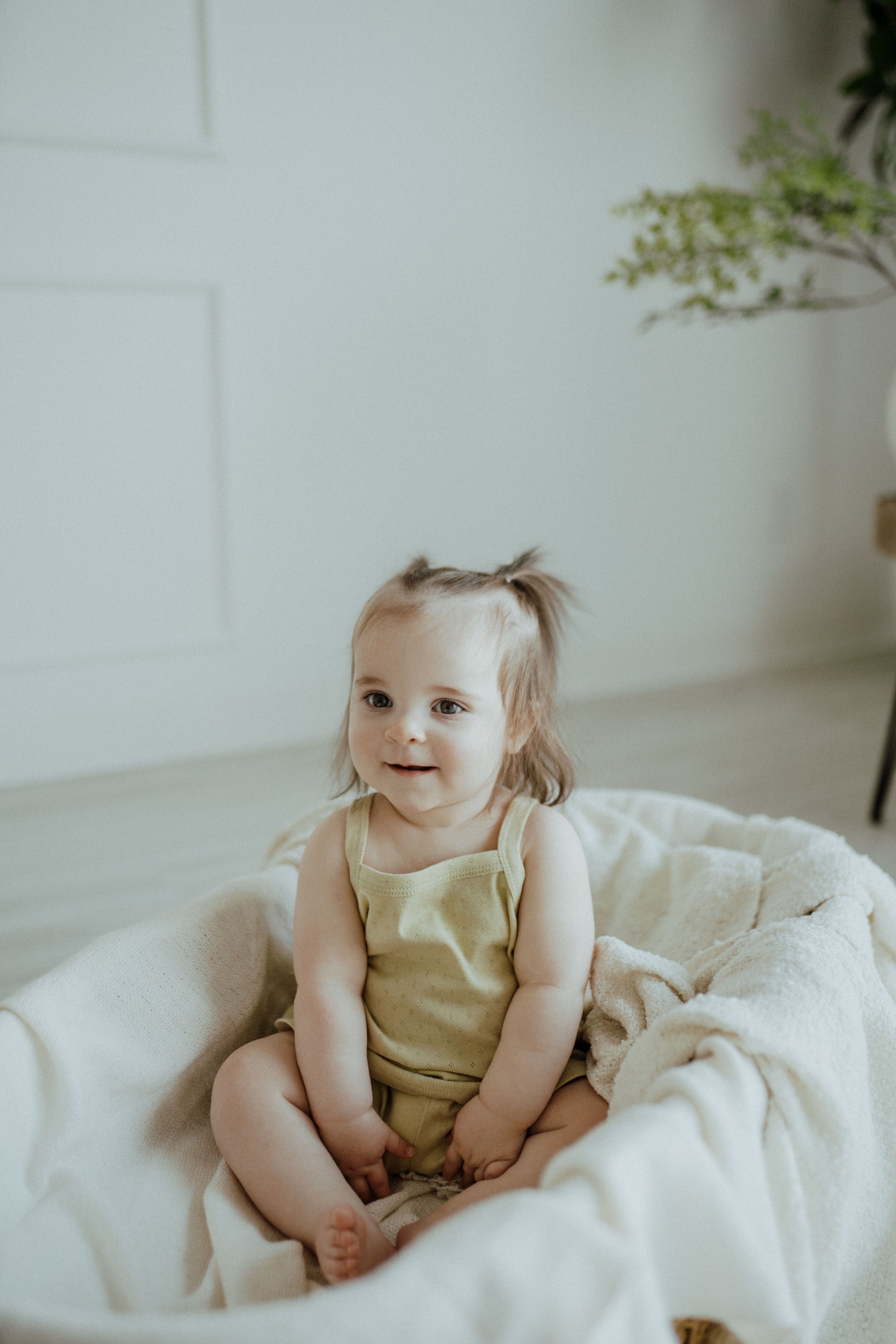 Pointelle Short Set - Lime