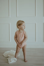 Pointelle Romper - Bubblegum Pink