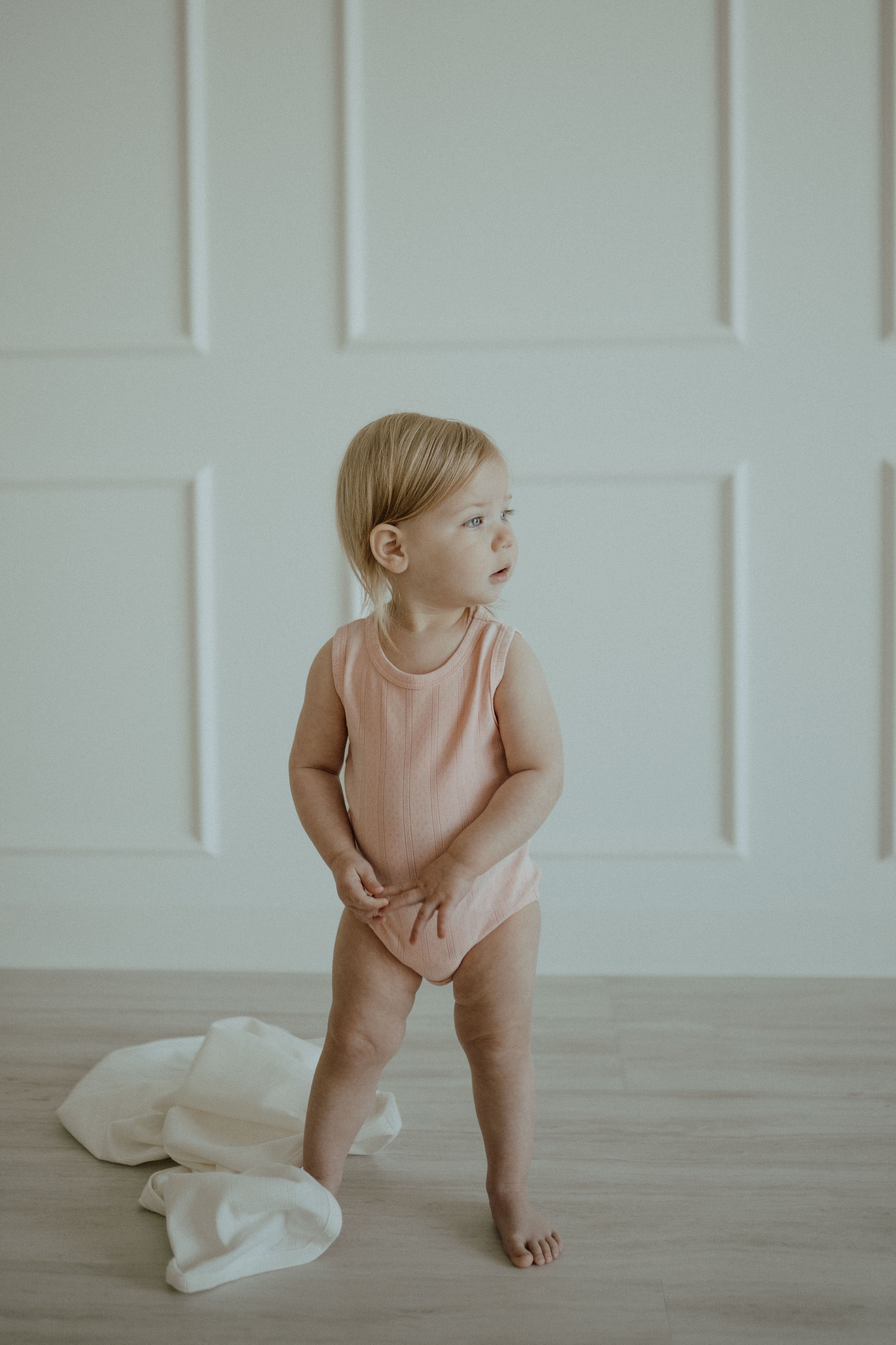 Pointelle Romper - Bubblegum Pink