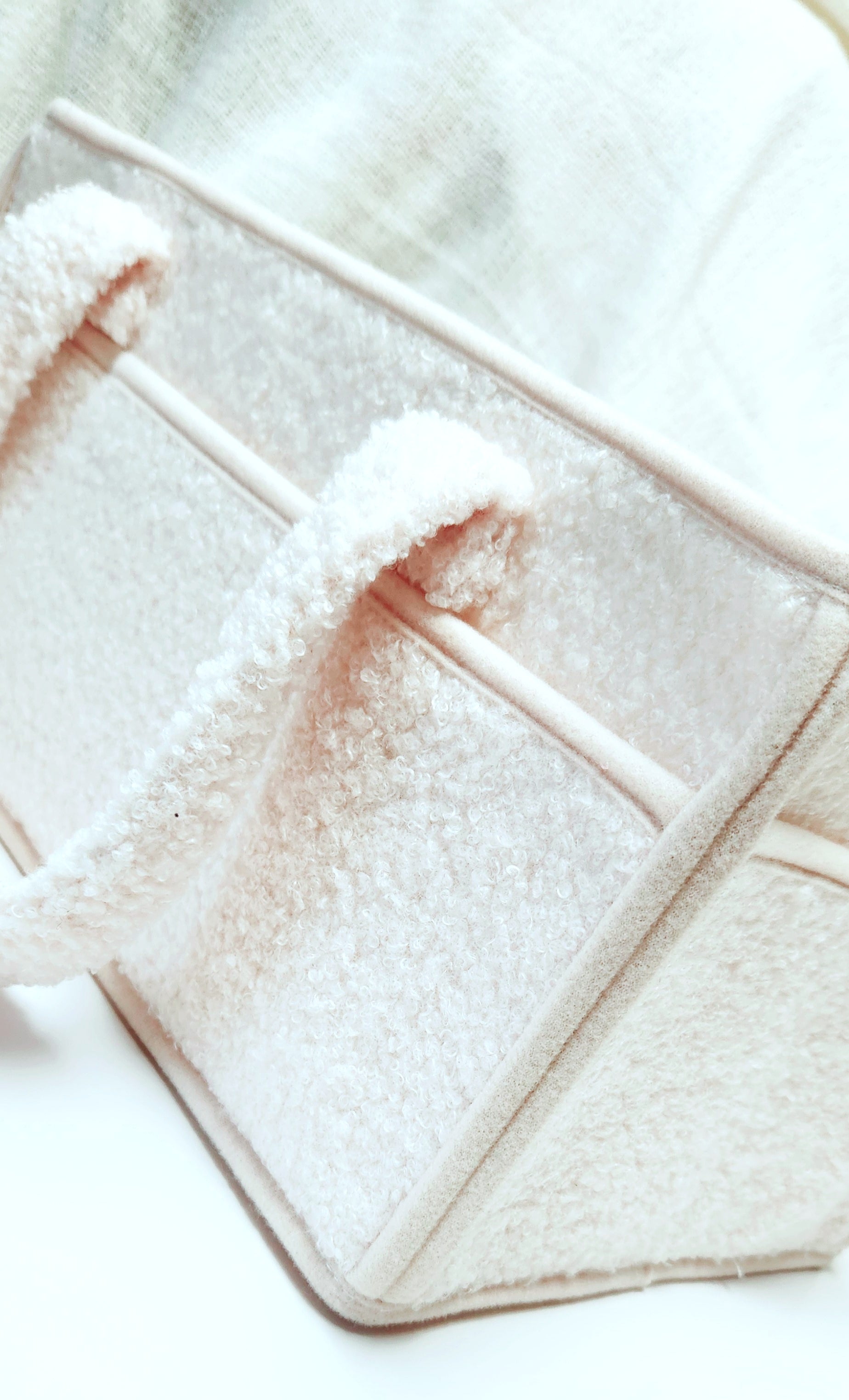 Teddy Diaper Caddy - Off White