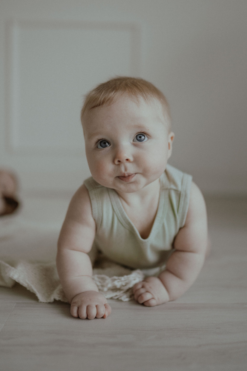 Pointelle Romper - Light Sage