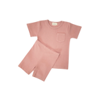 Biker Short Set - Rose