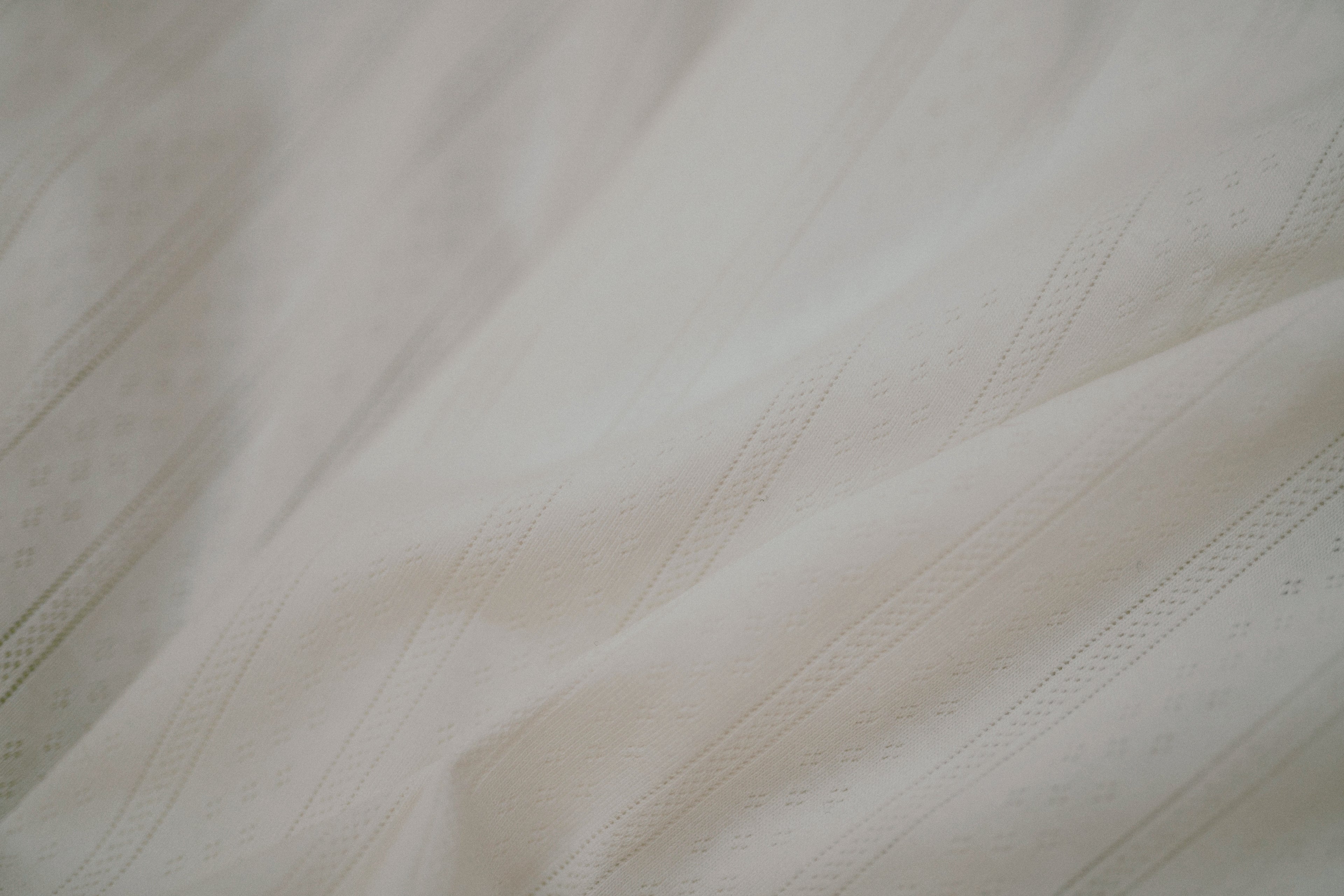 Pointelle Swaddle Blanket - Simply White