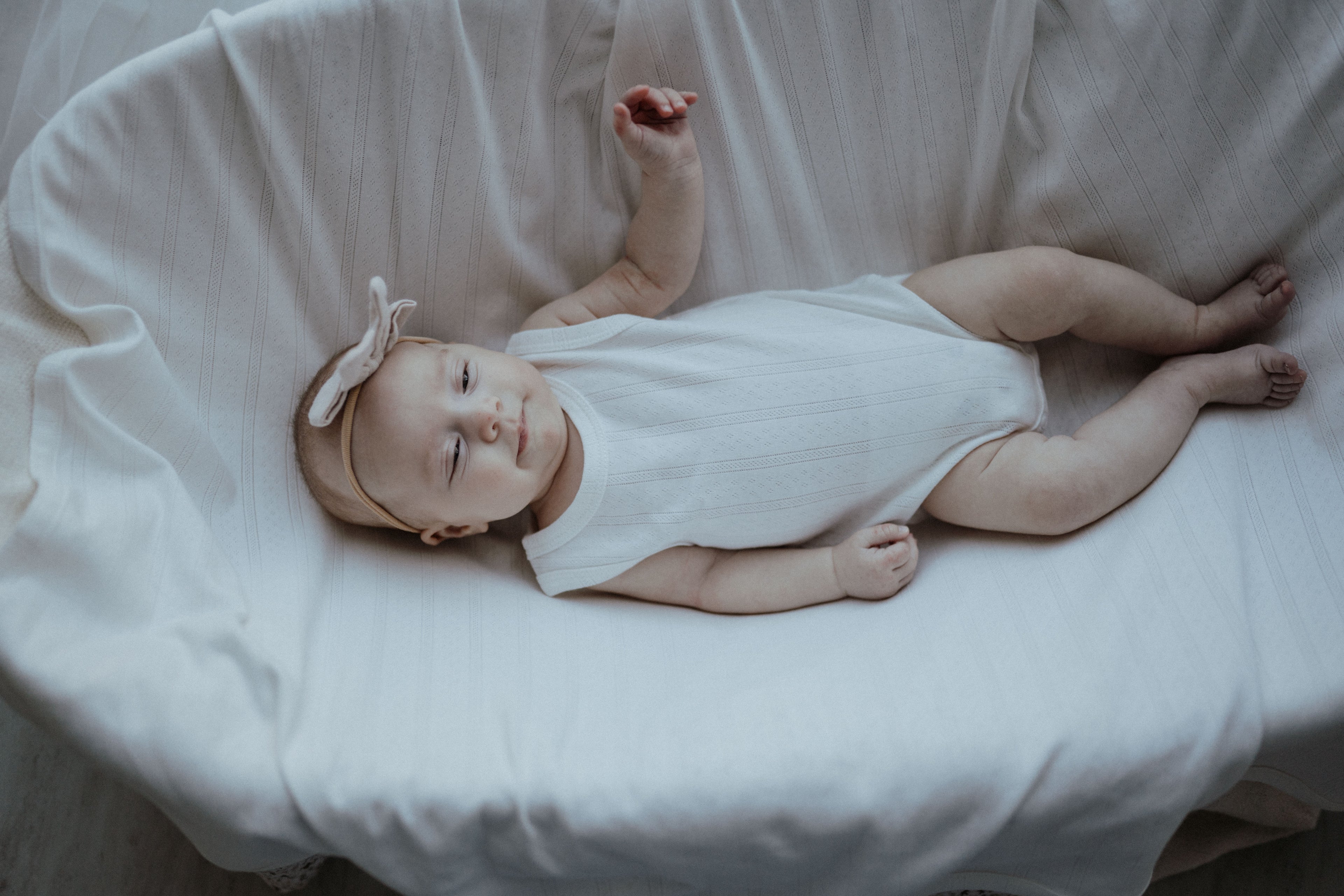 Pointelle Romper - Simply White