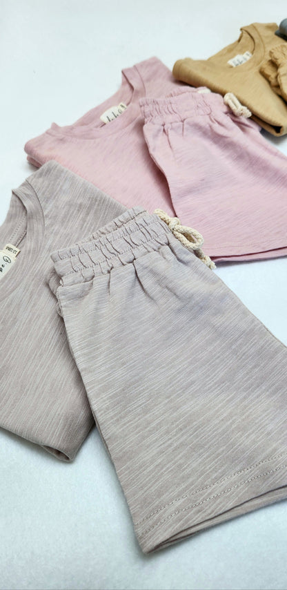 Short Set - Warm Grey
