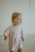 Tri-Colored Drop Shoulder - Pink