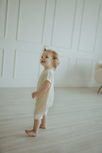 Relaxed Tee Romper - Yellow