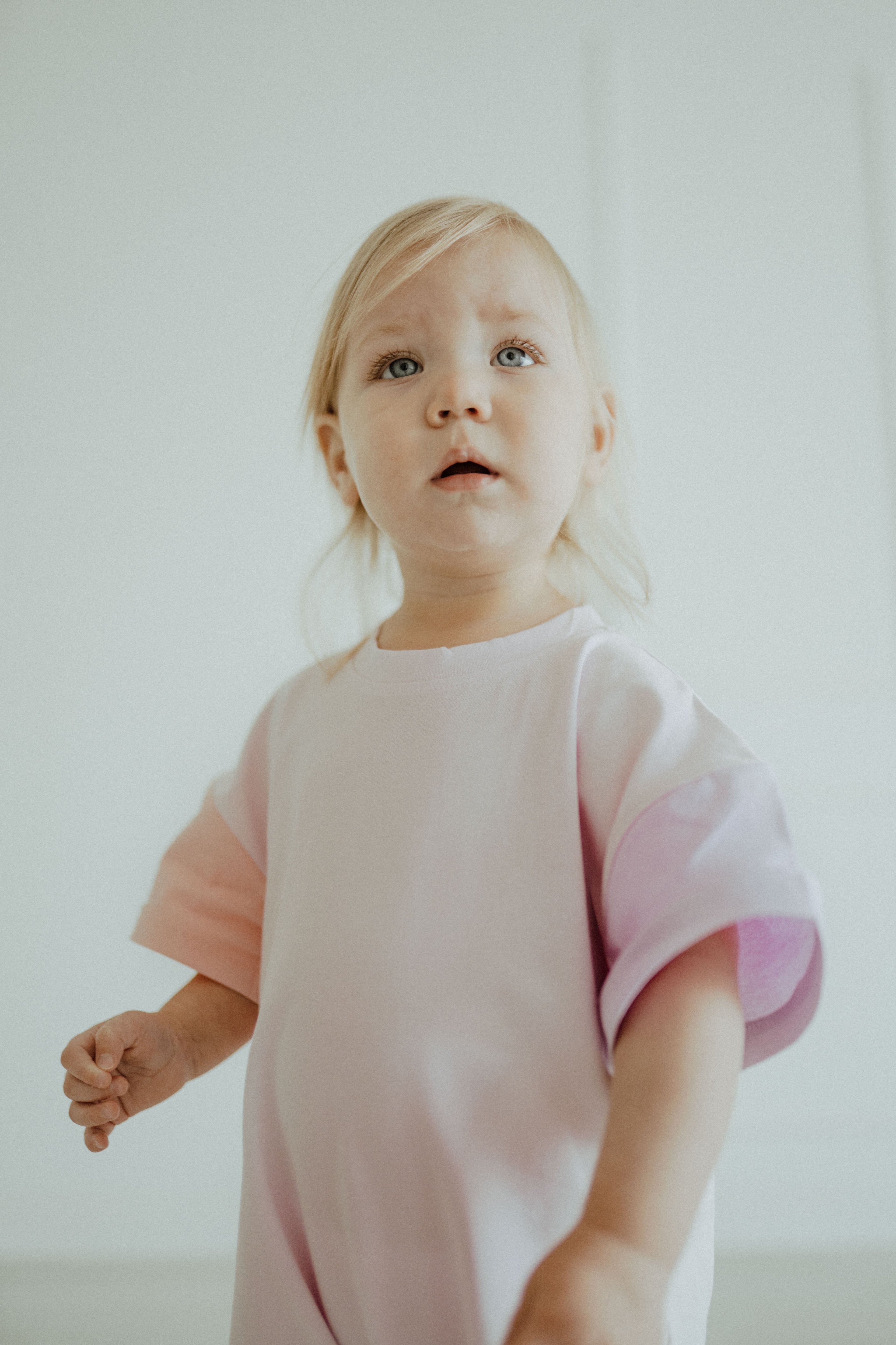 Tri-Colored Drop Shoulder - Pink