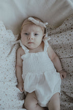 Muslin Romper - White