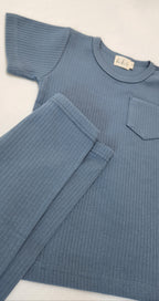 Biker Short Set - Deep Blue