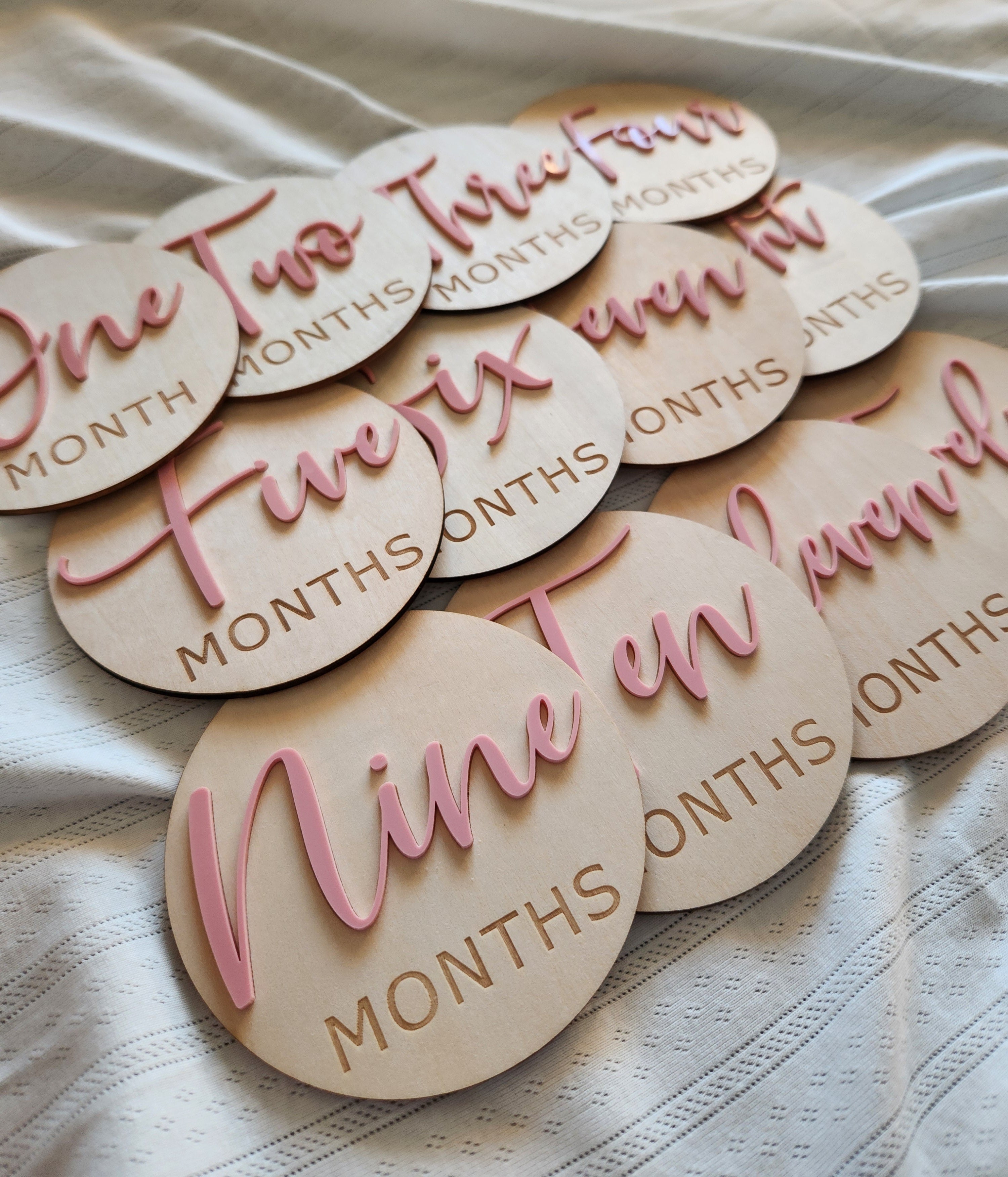 Milestone Disc Set - Pink