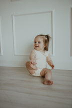 Pointelle Romper - Buttercream Yellow