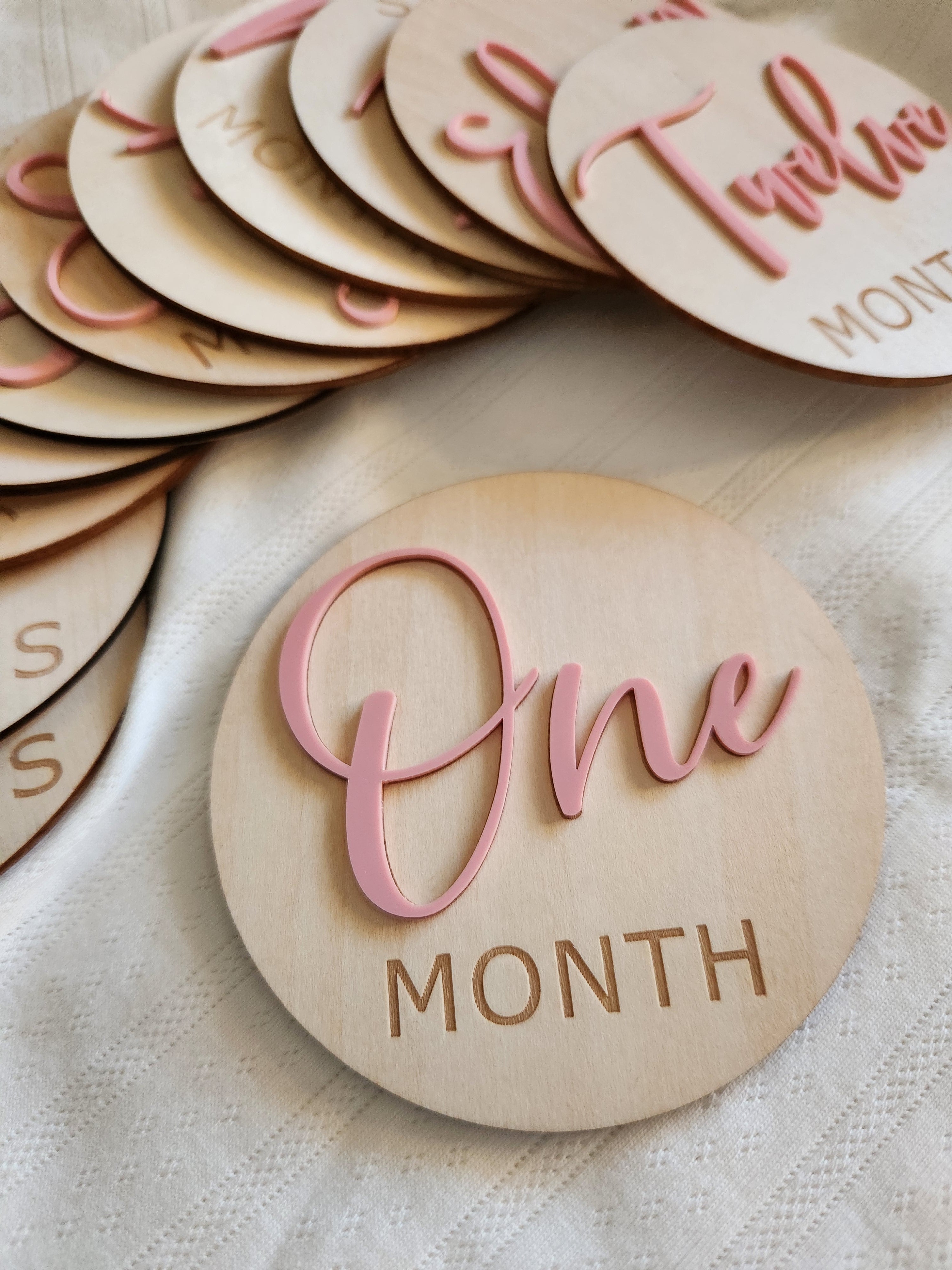 Milestone Disc Set - Pink