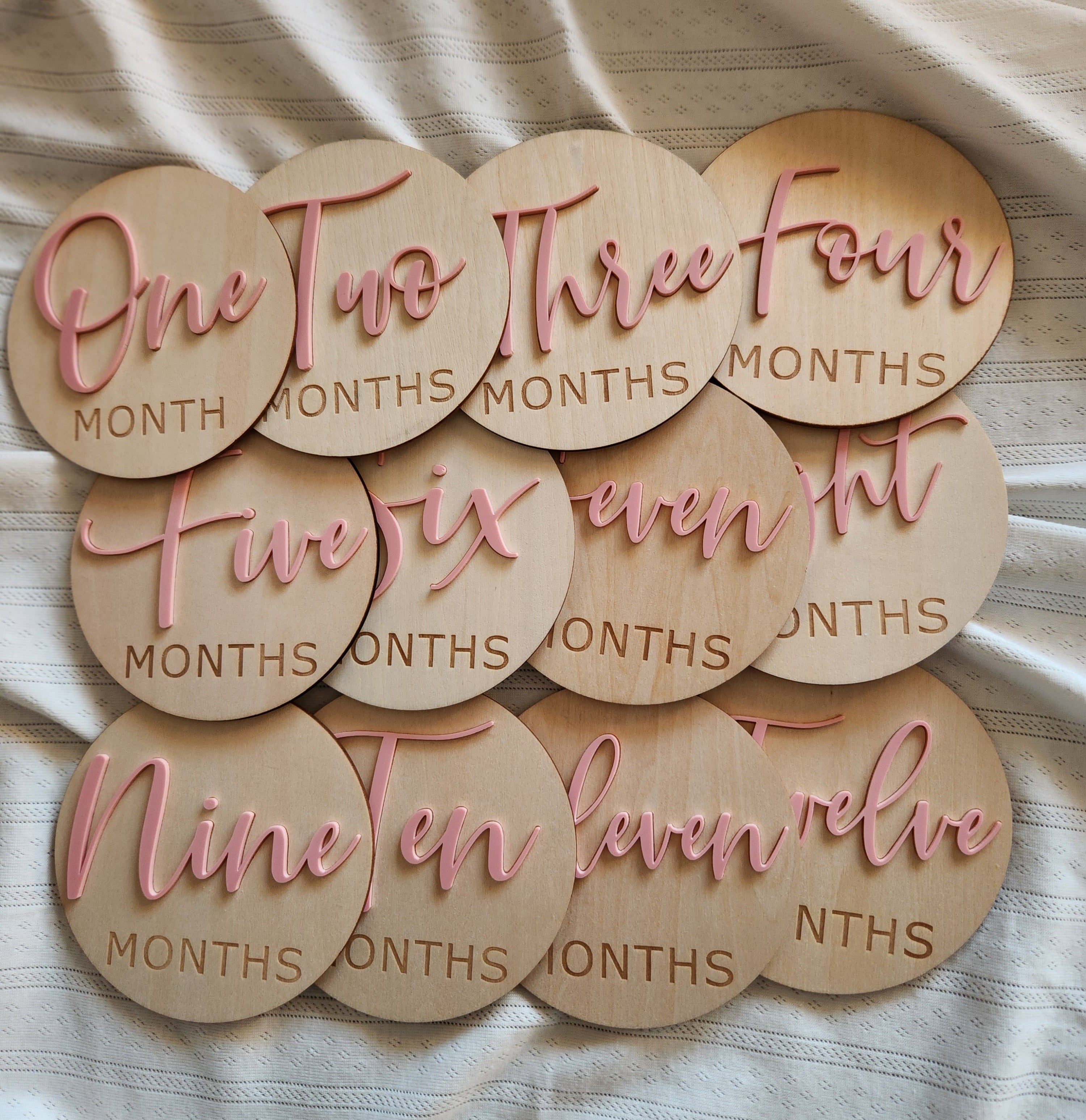Milestone Disc Set - Pink