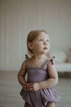 Muslin Romper - Lilac